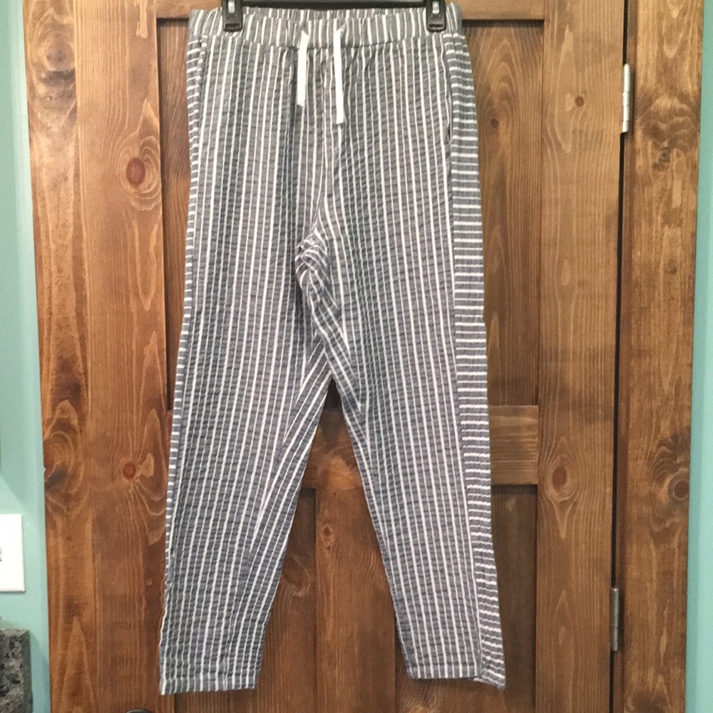 Linen blend pants